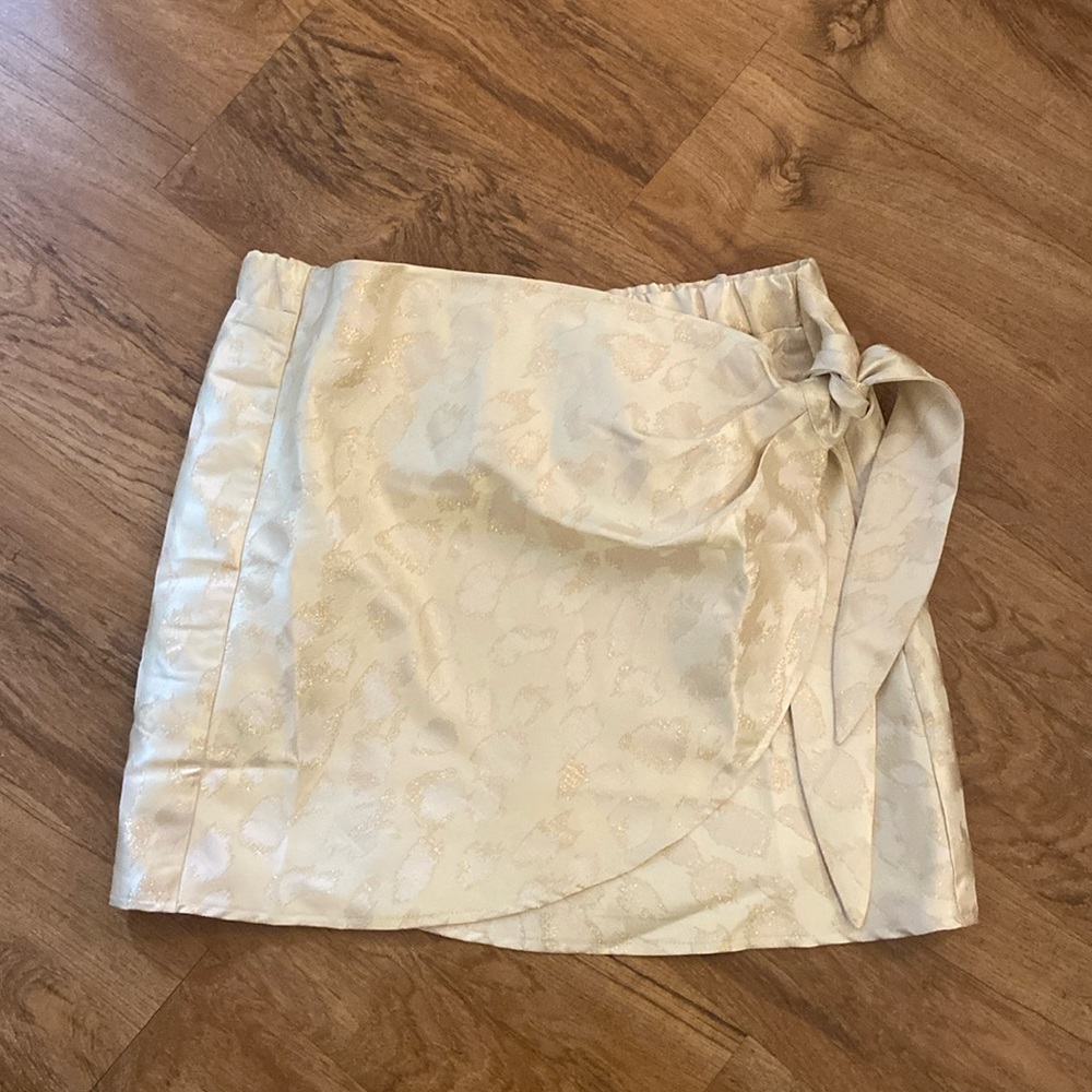 Judith March leopard print skirt